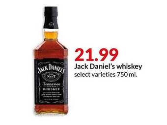 Hy-Vee Jack Daniel's Whiskey offer