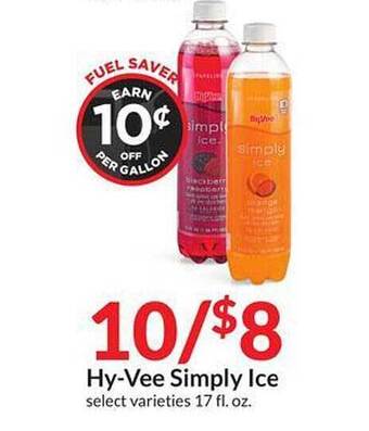 Hy-Vee Hy-Vee Simply Ice offer