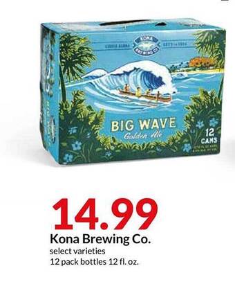 Hy-Vee Kona Brewing Co. offer