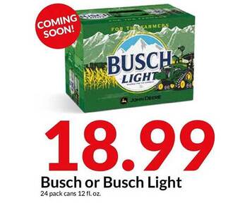 Hy-Vee Busch Or Busch Light offer
