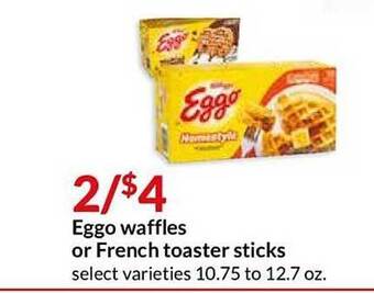 Hy-Vee Eggo Waffles Or French Toaster Sticks offer