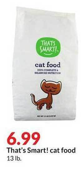 Hy-Vee That's Smart! Cat Food offer