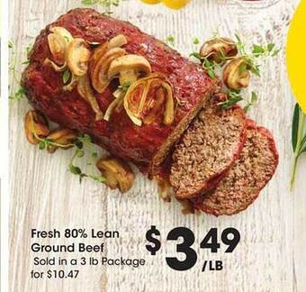 Kroger Fresh 80% Lean Ground Beef offer