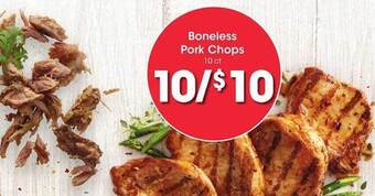 Kroger Boneless Pork Chops offer