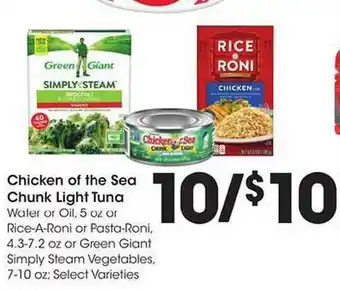 Kroger Chicken Of The Sea Chunk Light Tuna offer