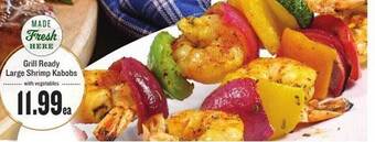 Lowes Foods Grill Ready Large Shrimp Kabobs offer