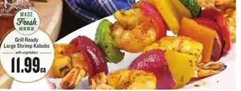 Lucky Supermarkets Grill Ready Large Shrimp Kabobs offer