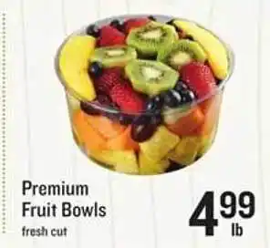 Lucky Supermarkets Premium Fruit Bowls offer