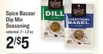 Lucky Supermarkets Spice Bazaar Dip Mix Seasoning offer