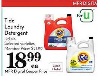 Pavilions Tide Laundry Detergent offer