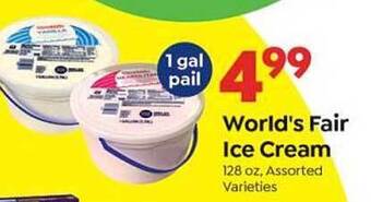 Save a Lot World's Fair Ice Cream offer