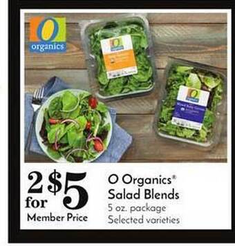 Pavilions O Organics® Salad Blends offer