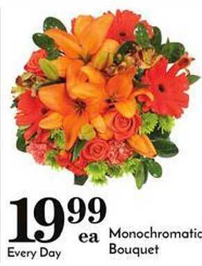 Pavilions Monochromatic Bouquet offer