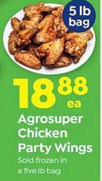 Save a Lot Agrosuper Chicken Party Wings offer