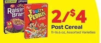 Save a Lot Post Cereal offer