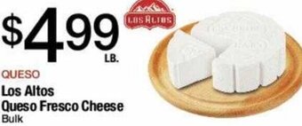 Jons International Los Altos Queso Fresco Cheese offer
