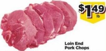 Food Town Store Loin End Pork Chops offer