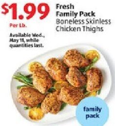 Aldi Boneless Skinless Chicken Thighs offer