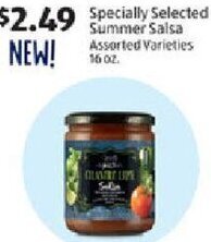 Aldi Specially Selected Summer Salsa 16 oz. offer