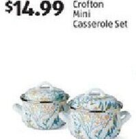 Aldi Crofton Mini Casserole Set offer