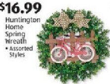 Aldi Huntington Home Spring Wreath offer