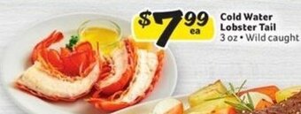 Winn Dixie Cold Water Lobster Tail 3 oz. offer