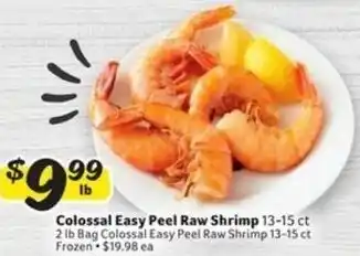 Winn Dixie Colossal Easy Peel Raw Shrimp 13-15 ct offer
