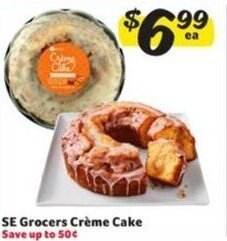 Winn Dixie SE Grocers Crème Cake offer