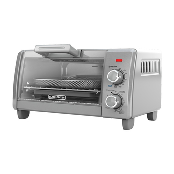 Walmart BLACK+DECKER Crisp N Bake Air Fry 4-Slice Toaster Oven, Silver & Black, TO1787SS offer