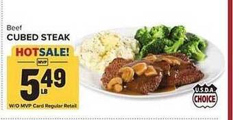 Food Lion Cubed Steak offer