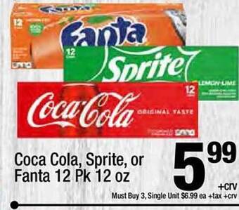 Super King Markets Coca Cola, Sprite Or Fanta offer