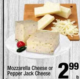 Super King Markets Mozzarella Cheese Or Pepper Jack Cheese offer