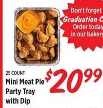 Rouses Mini Meat Pie Party Tray With Dip offer