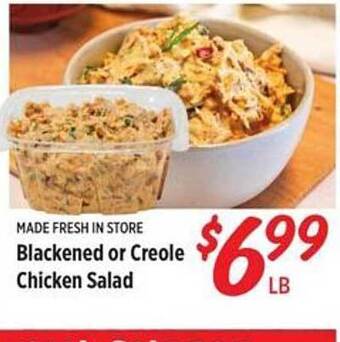 Rouses Blackened Or Creole Chicken Salad offer