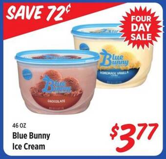 Rouses Blue Bunny Ice Cream offer