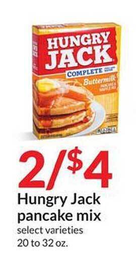 Hy-Vee Hungry Jack Pancake Mix offer