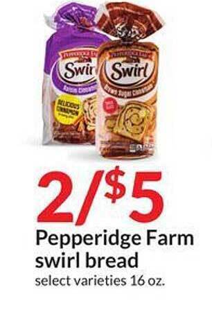 Hy-Vee Pepperidge Farm Swirl Bread offer