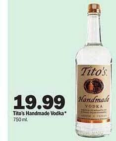 Meijer Tito's Handmade Vodka offer