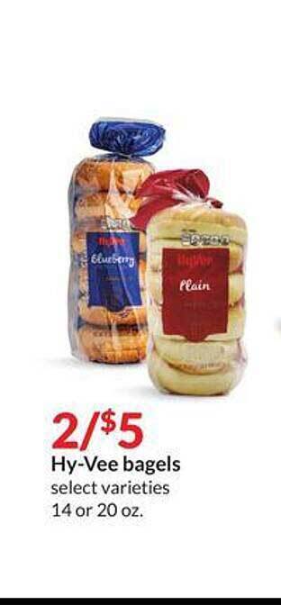 Hy-Vee Hy-vee Bagels offer