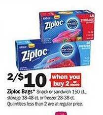 Meijer Ziploc Bags offer