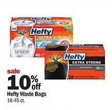 Meijer Hefty Waste Bags offer