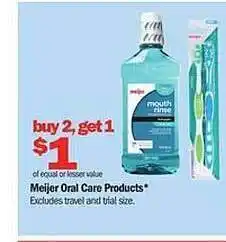 Meijer Meijer Oral Care Products offer