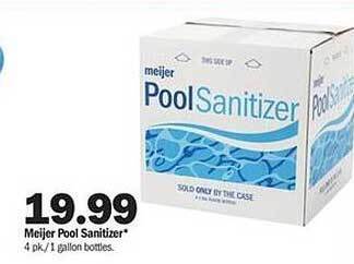Meijer Meijer Pool Sanitizer offer