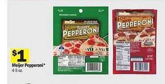 Meijer Meijer Pepperoni offer