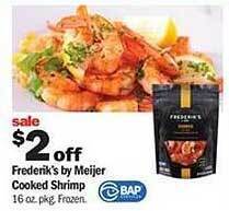 Meijer Frederik's By Meijer Cooked Shrimp offer
