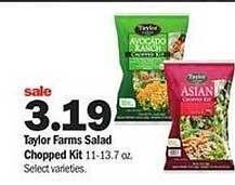 Meijer Taylor Farms Salad Chopped Kit offer
