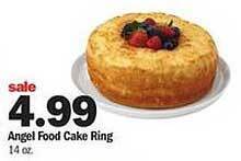 Meijer Angel Food Cake Ring offer