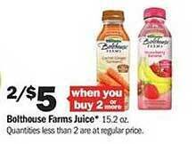 Meijer Bolthouse Farms Juice offer