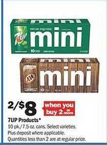 Meijer 7up Products offer