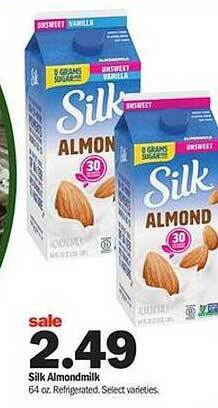 Meijer Silk Almondmilk offer